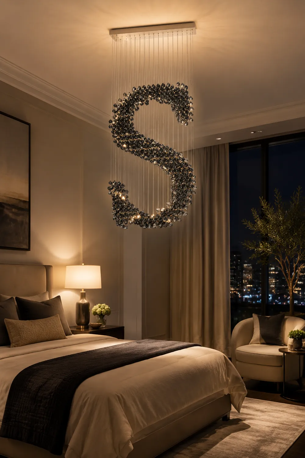 Charcoal Chandeliers S - Lumpaz