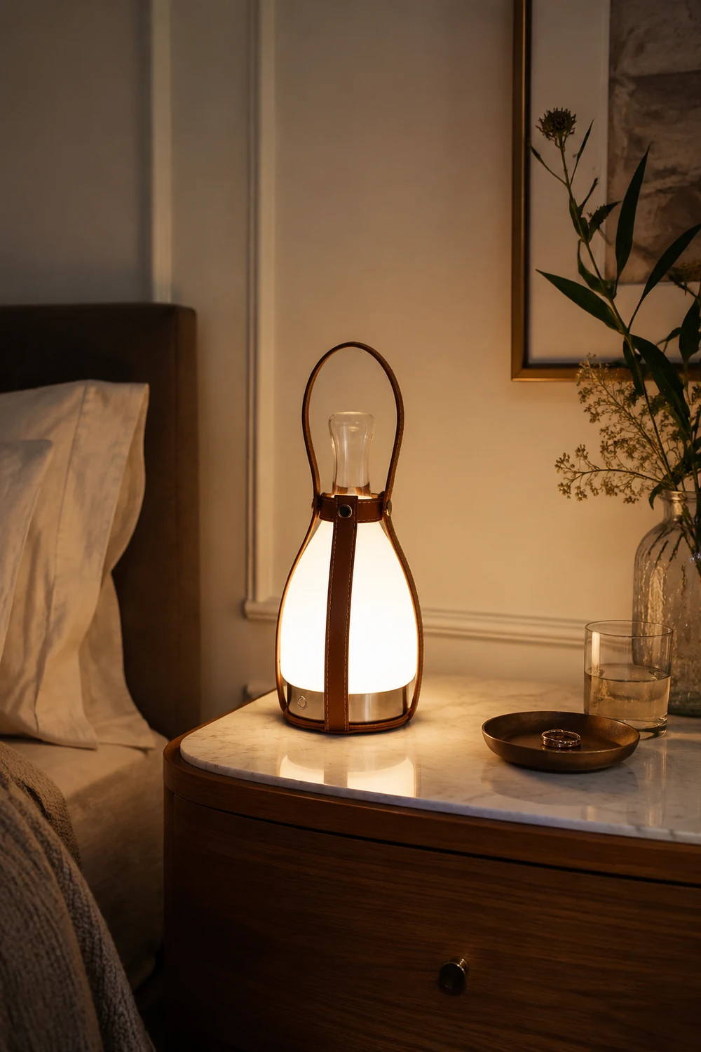 Bell Portable Built-in Battery Table Lamp - Lumpaz