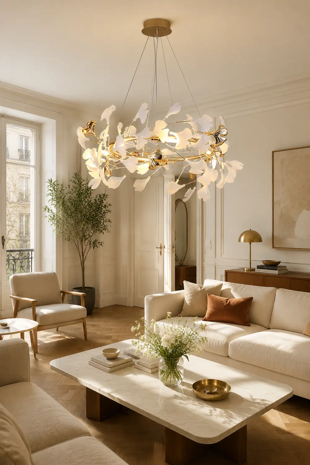 Gingko Chandelier T - Lumpaz