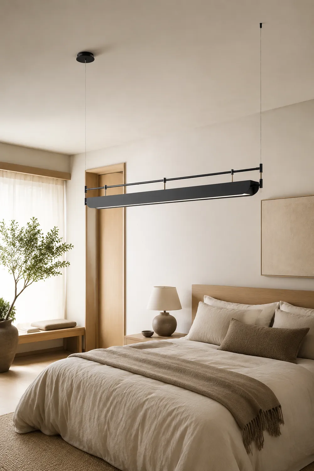 Black Roof LED Chandelier - Lumpaz