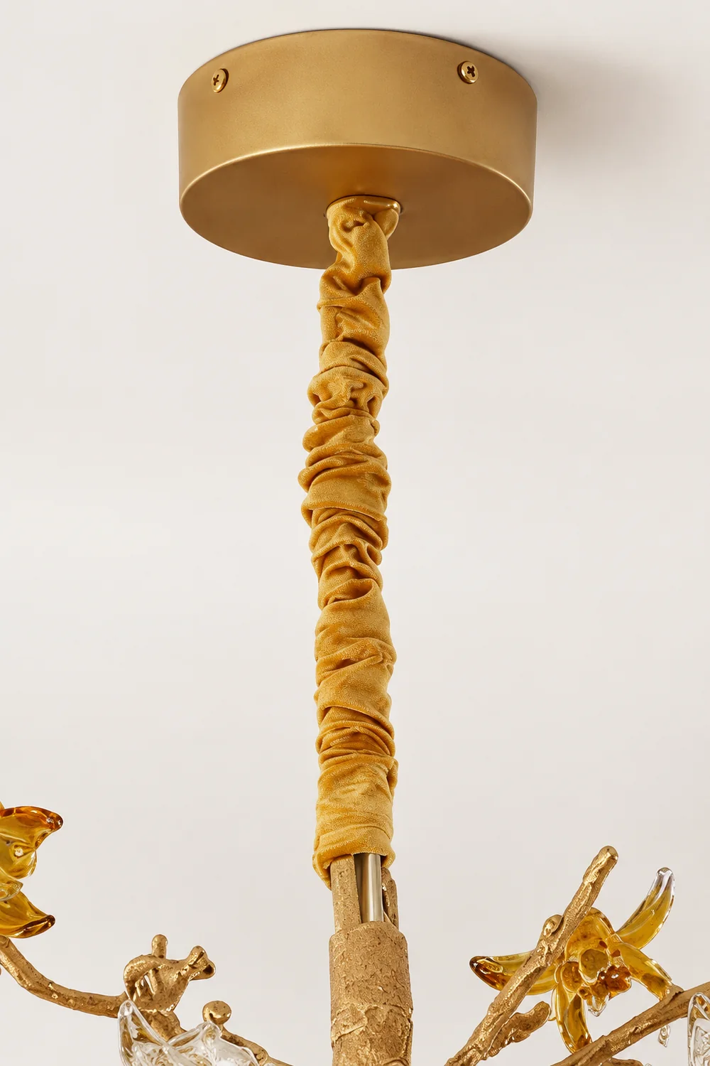 Aosta Brass Branch Chandelier - Lumpaz