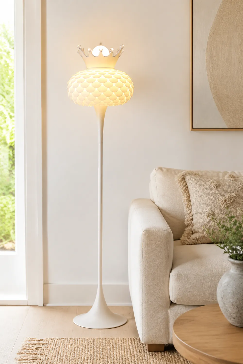 Aluvia Crown Floor Lamp - Lumpaz