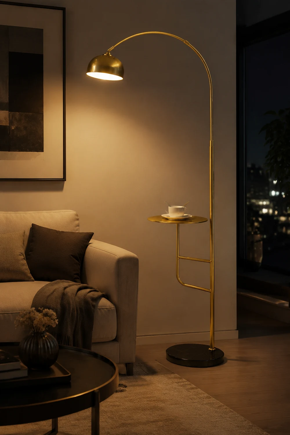 Arc Bell Floor Lamp - Lumpaz