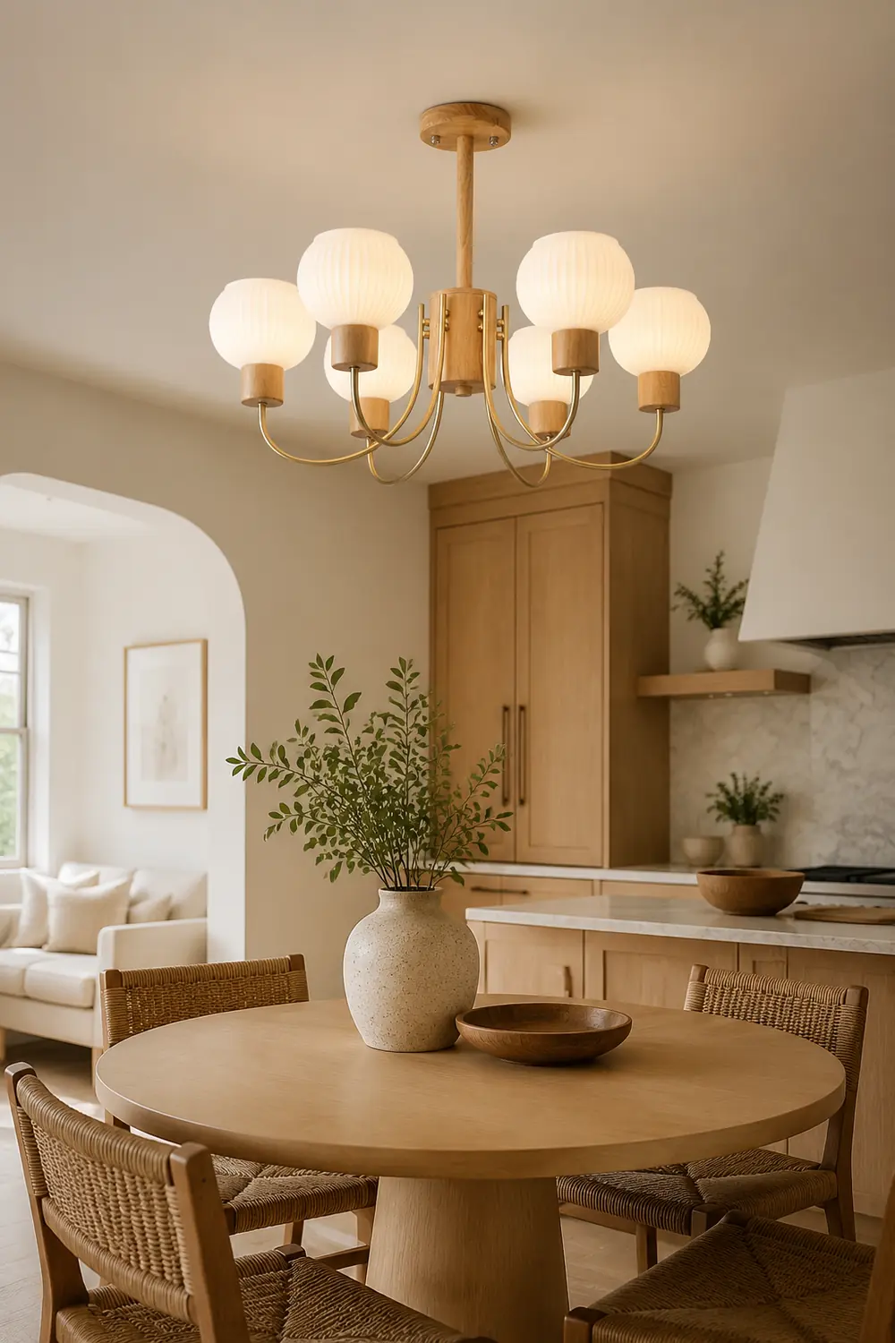 Donnelly Wooden Chandelier - Lumpaz