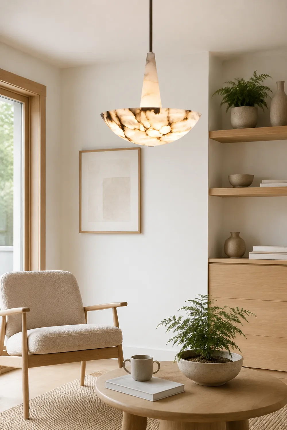 Domus Alabaster Chandelier - Lumpaz