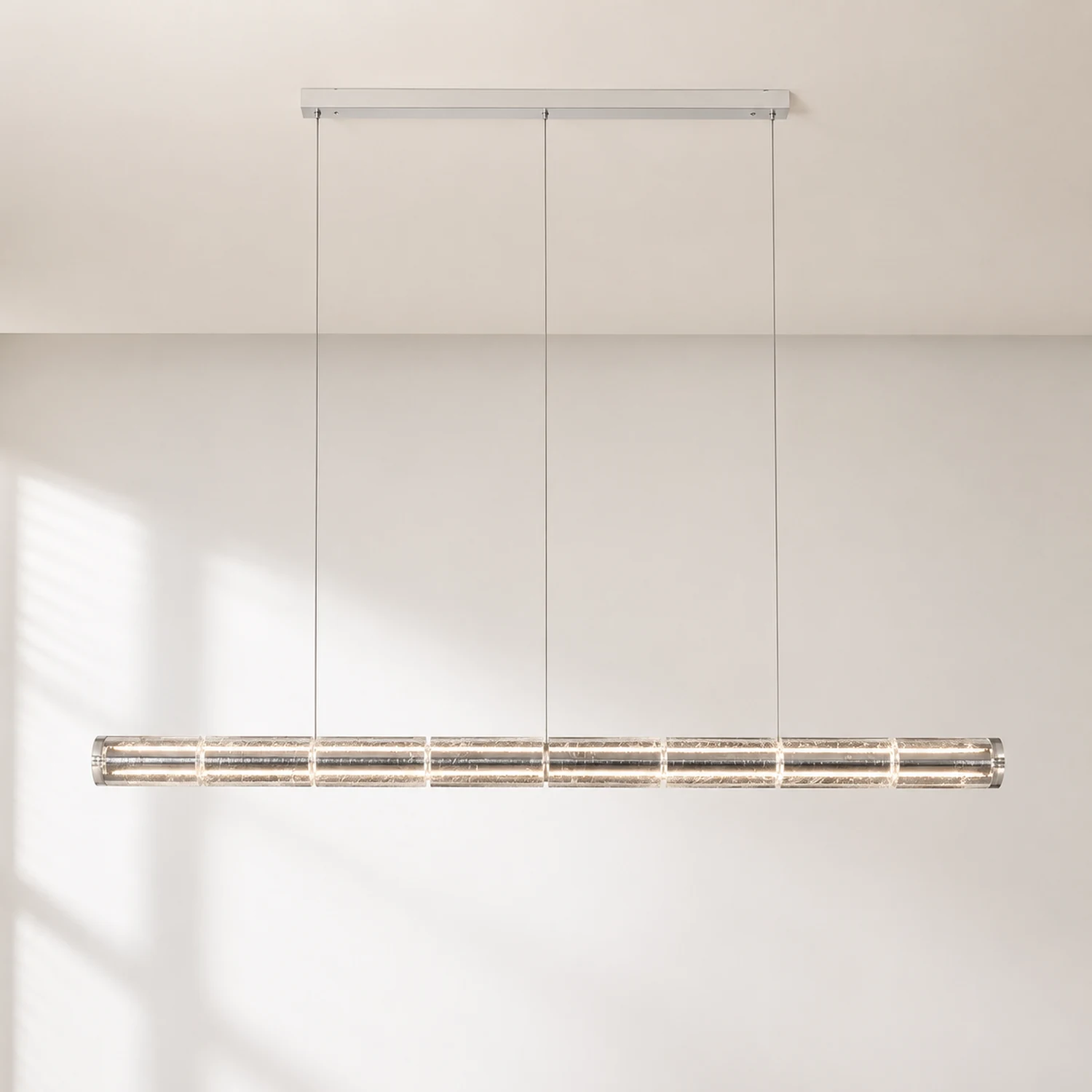 Mcdade Segmented Glass Chandelier - Lumpaz
