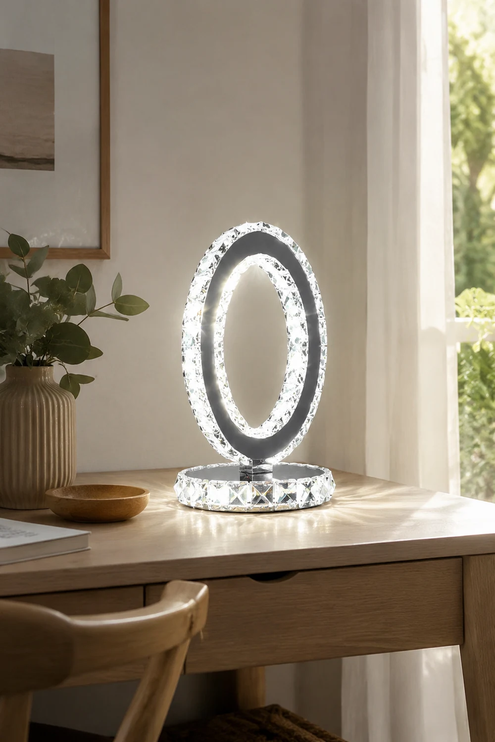 Crystal Rings Table Lamp - Lumpaz