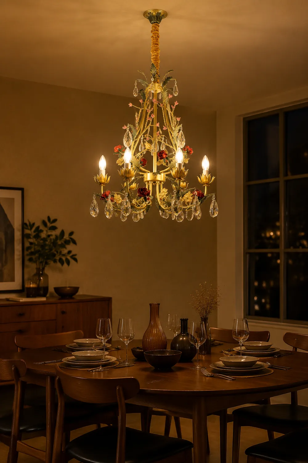Rose Love Chandelier - Lumpaz