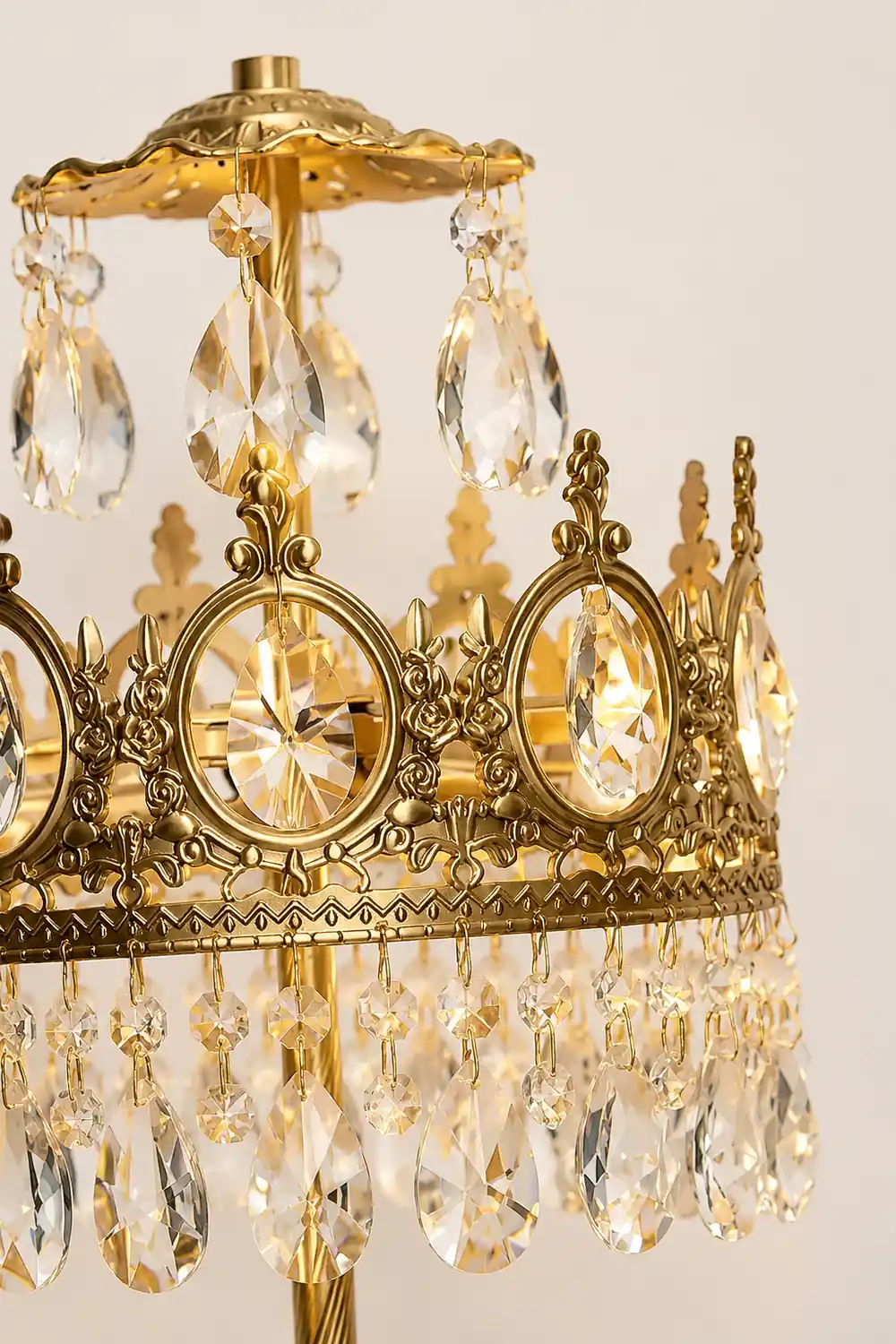 Vintage Crystal Table Light - Lumpaz