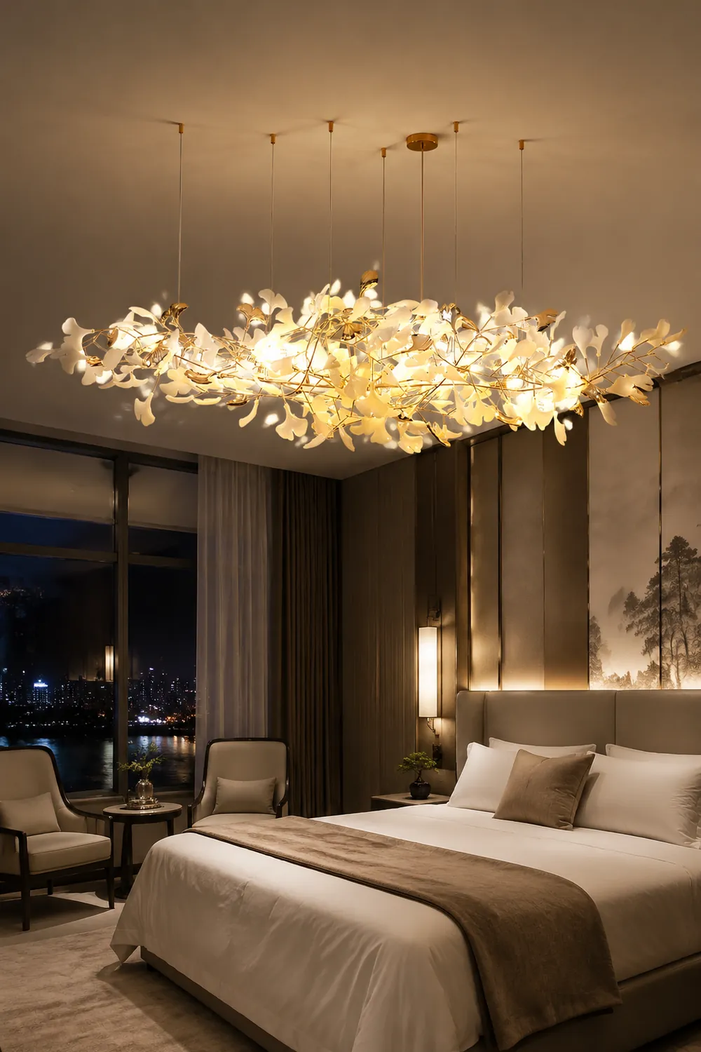Ginkgo Cloud Chandelier - Lumpaz