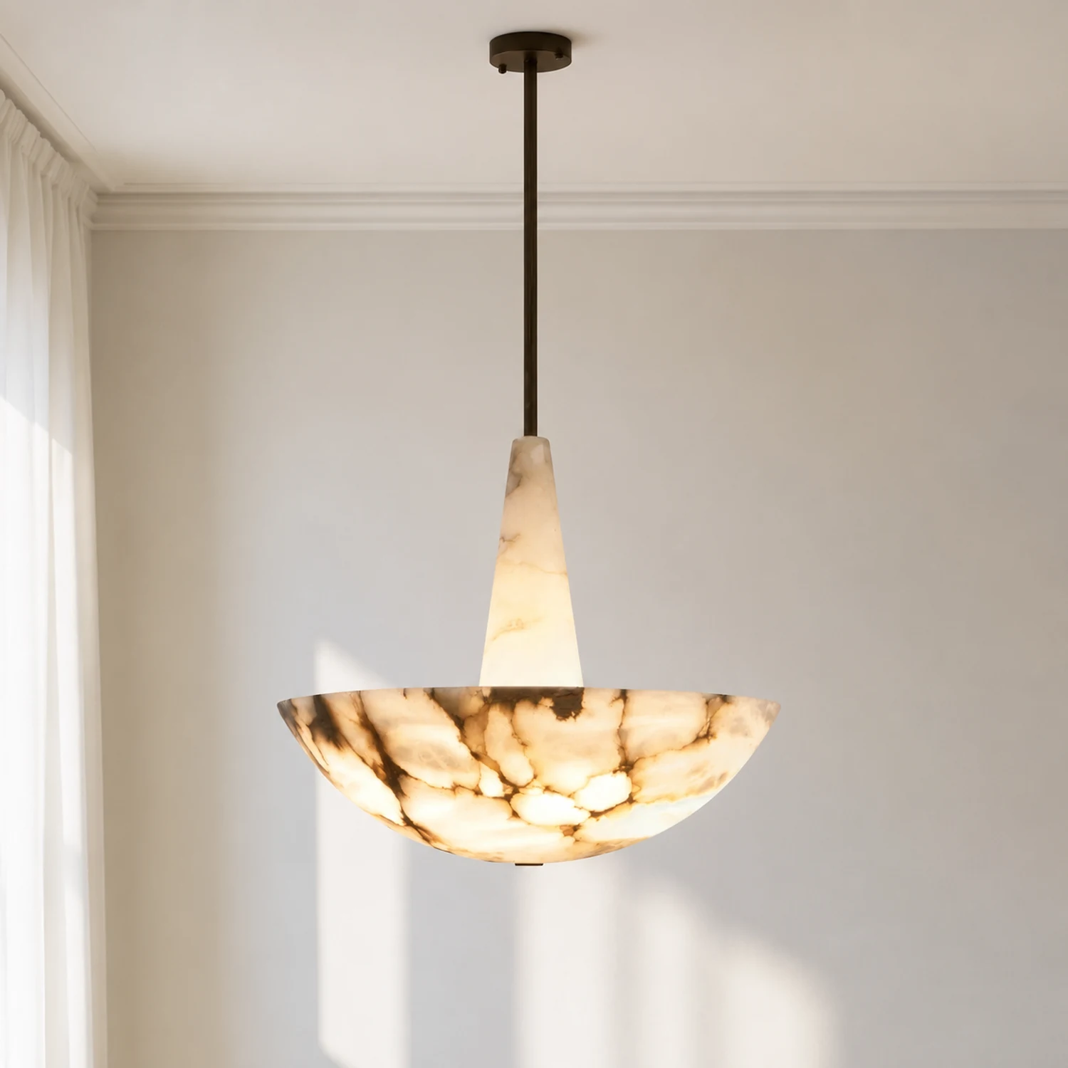 Domus Alabaster Chandelier - Lumpaz