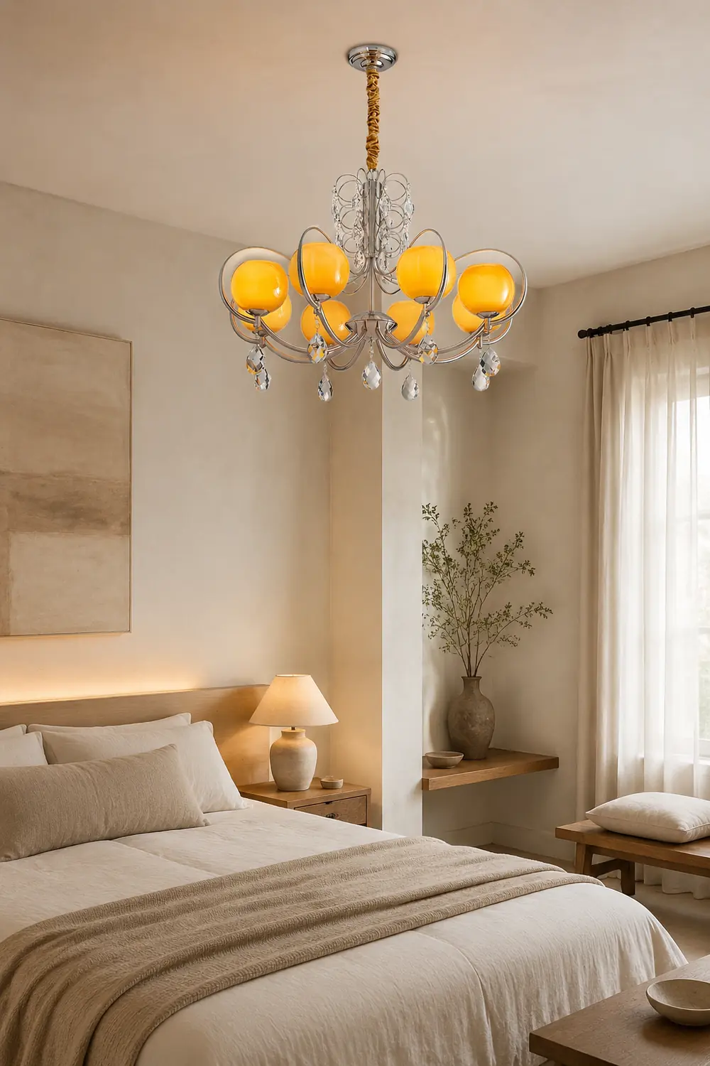 Doria Crystal Chandelier - Lumpaz