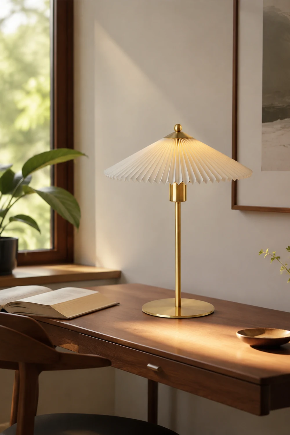 Perla Pleated Table Lamp - Lumpaz