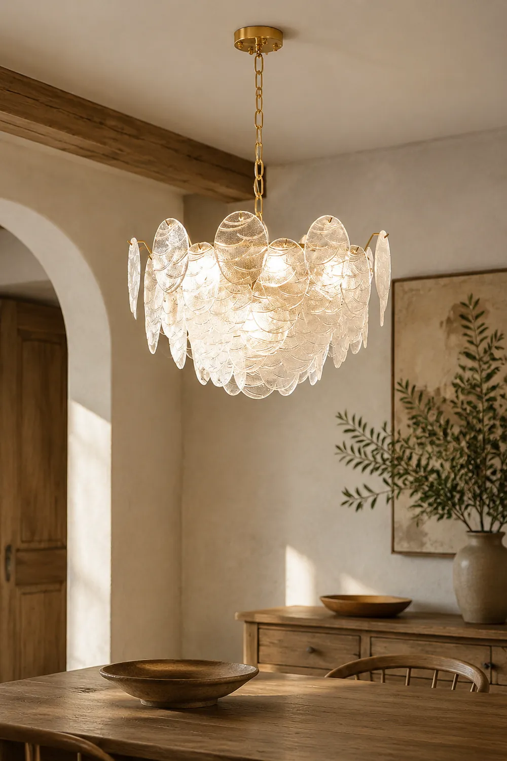 Victorian Disc Chandelier - Lumpaz