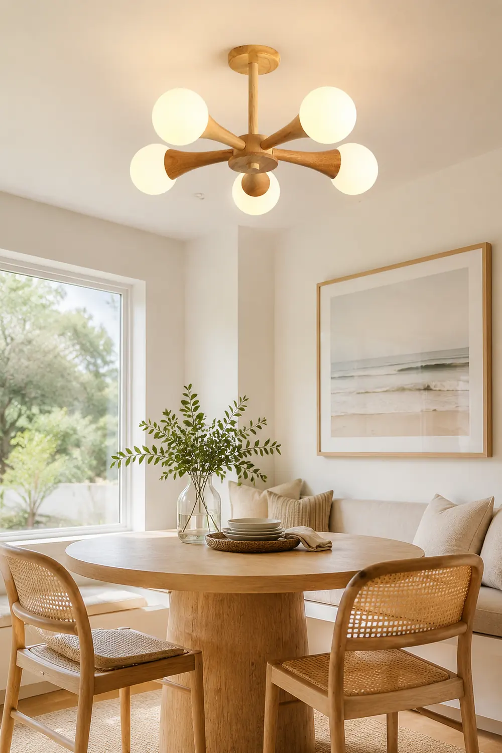 Wooden Nera Chandelier - Lumpaz