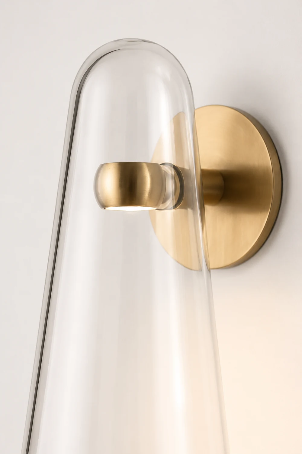 Conical Glass Wall Lamp - Lumpaz