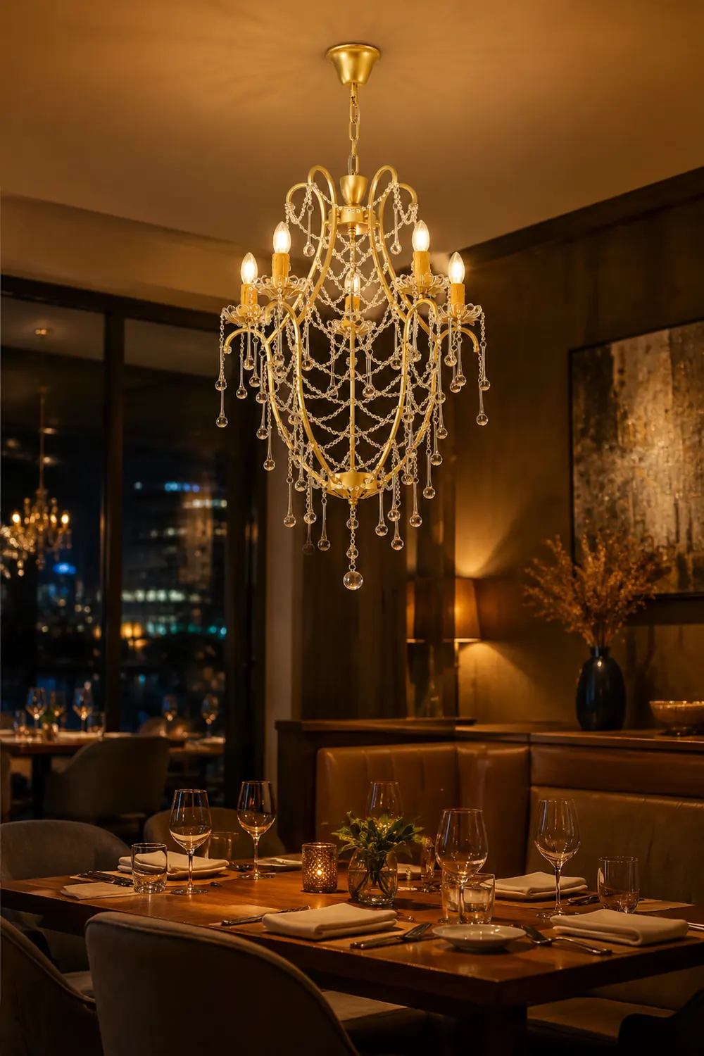 Crystal Birdcage Chandelier - Lumpaz