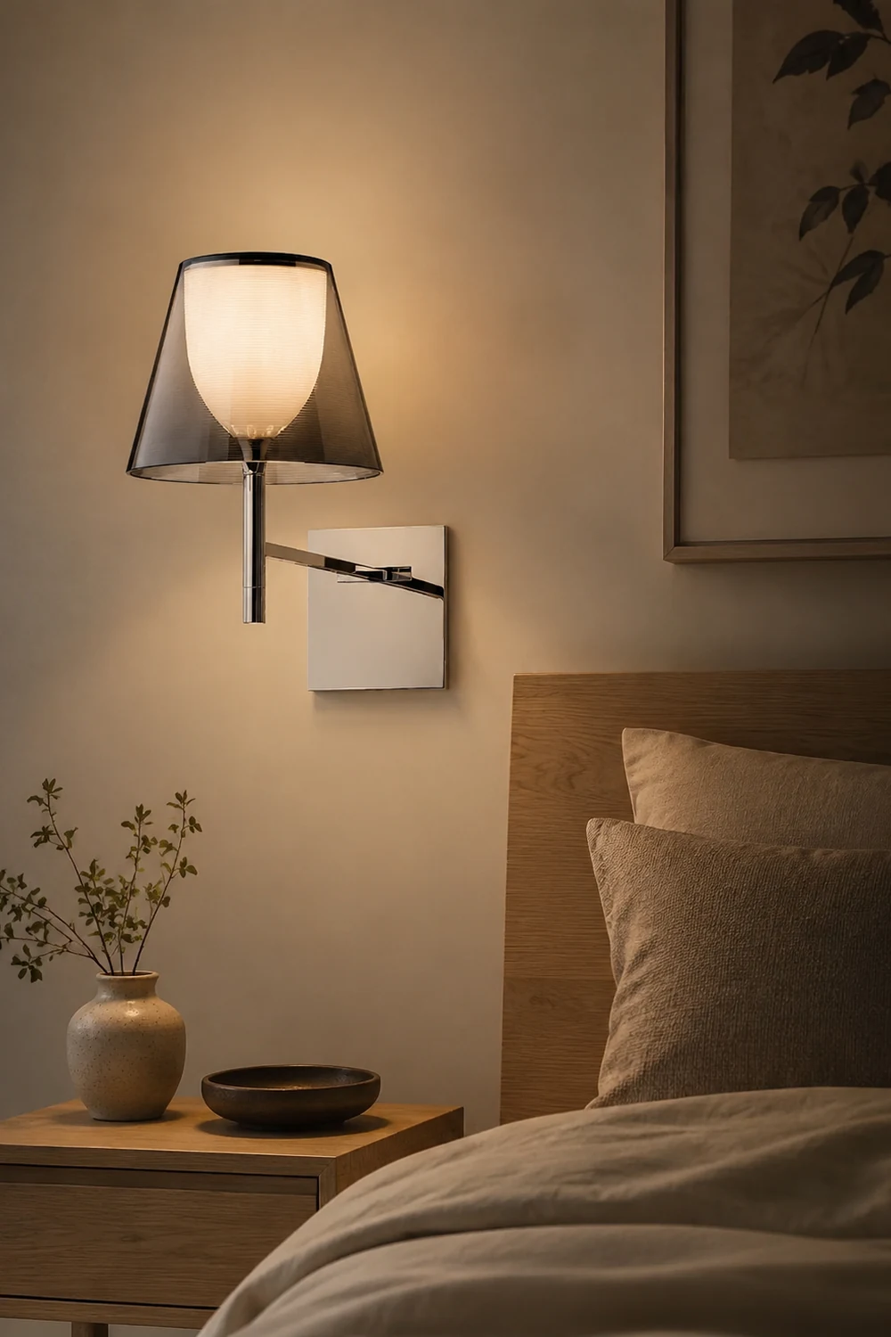 Chrome Prism Wall Lamp - Lumpaz