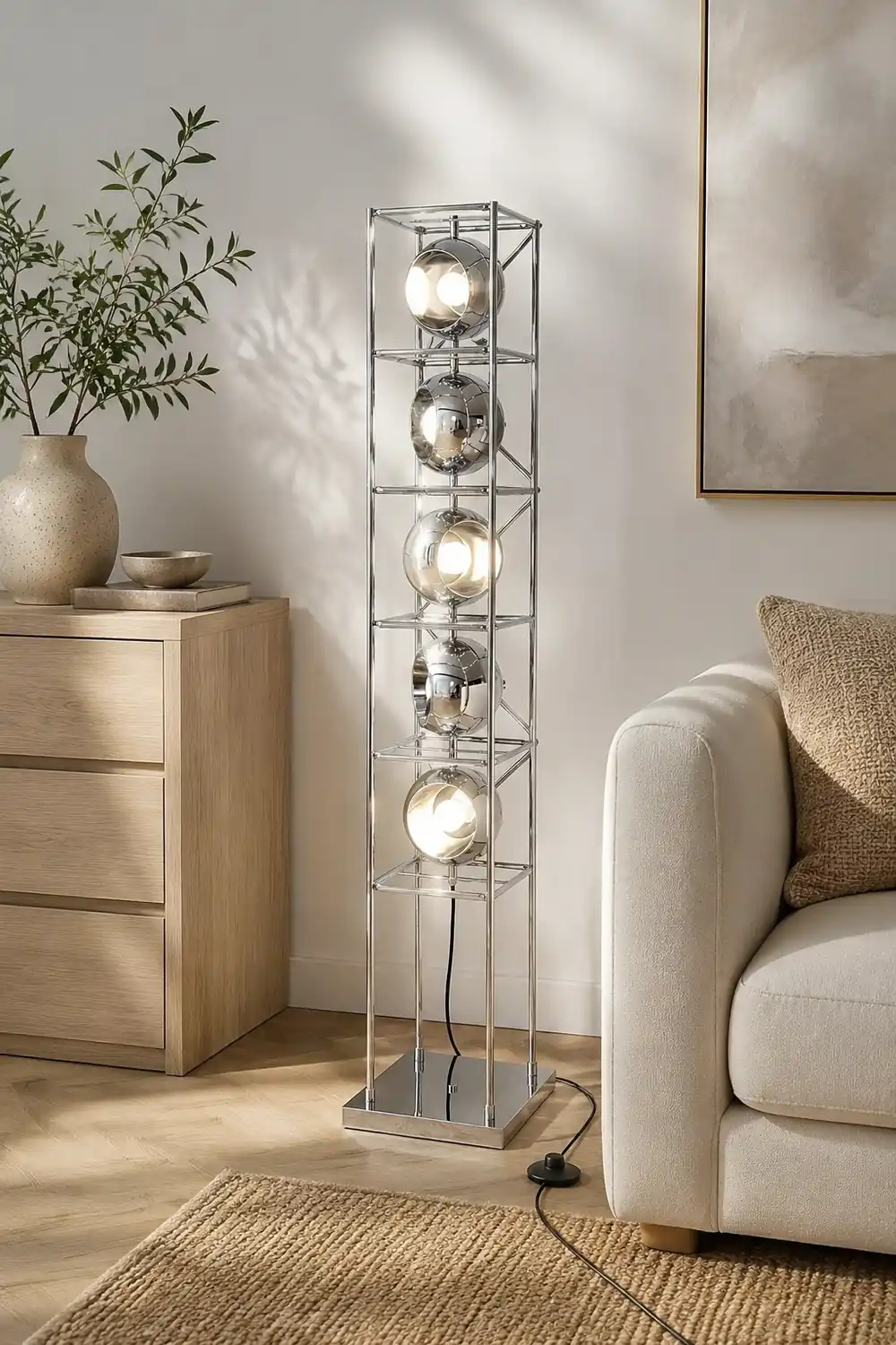 Tower of Spheres Floor Lamp - Lumpaz
