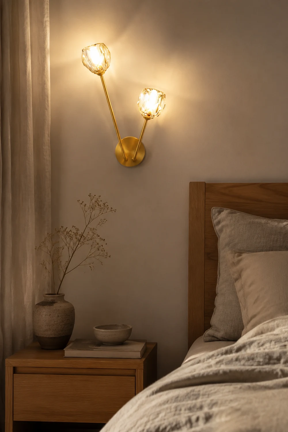 Crystal Branch Wall Light - Lumpaz