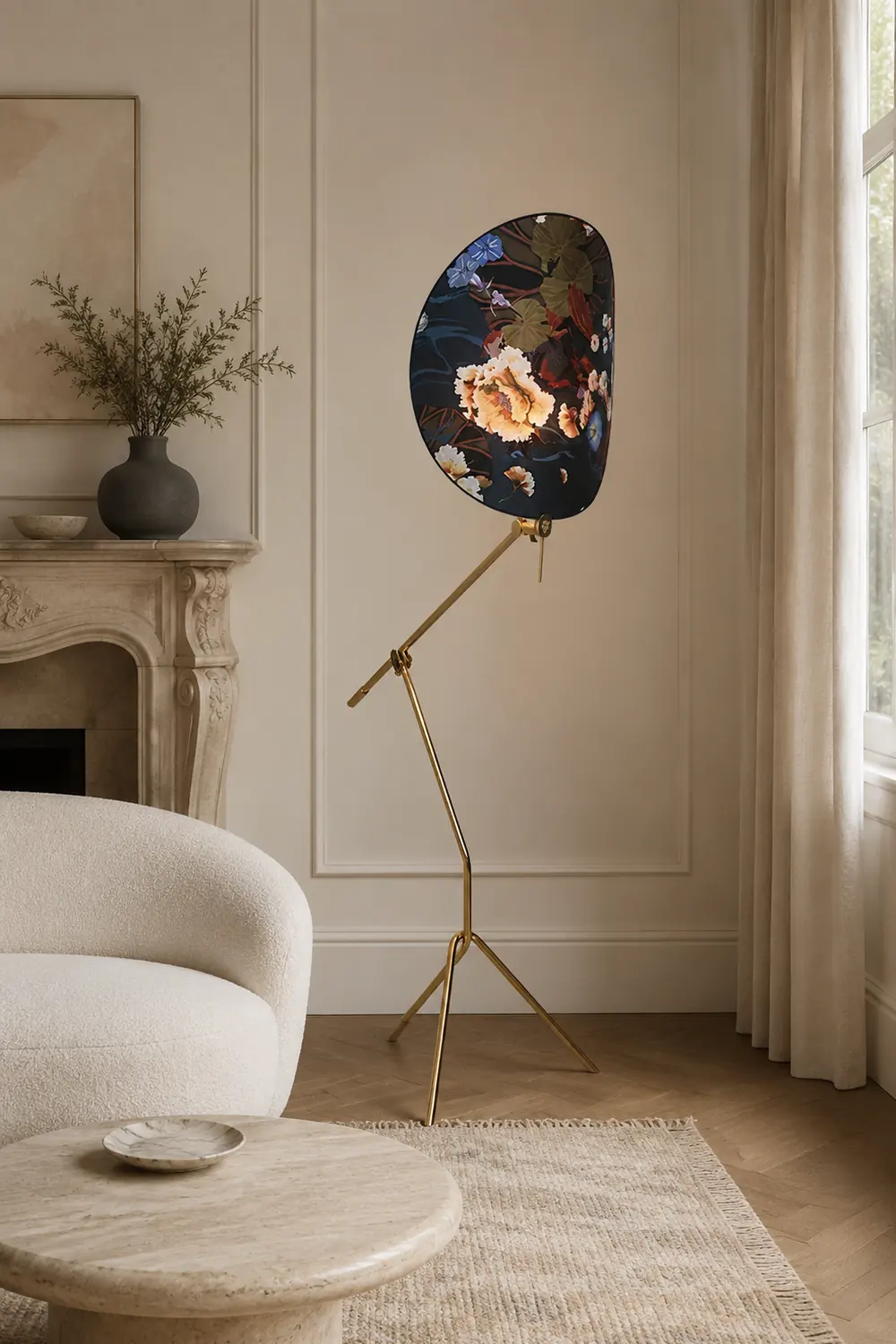 Floral Nocturne Floor Lamp - Lumpaz