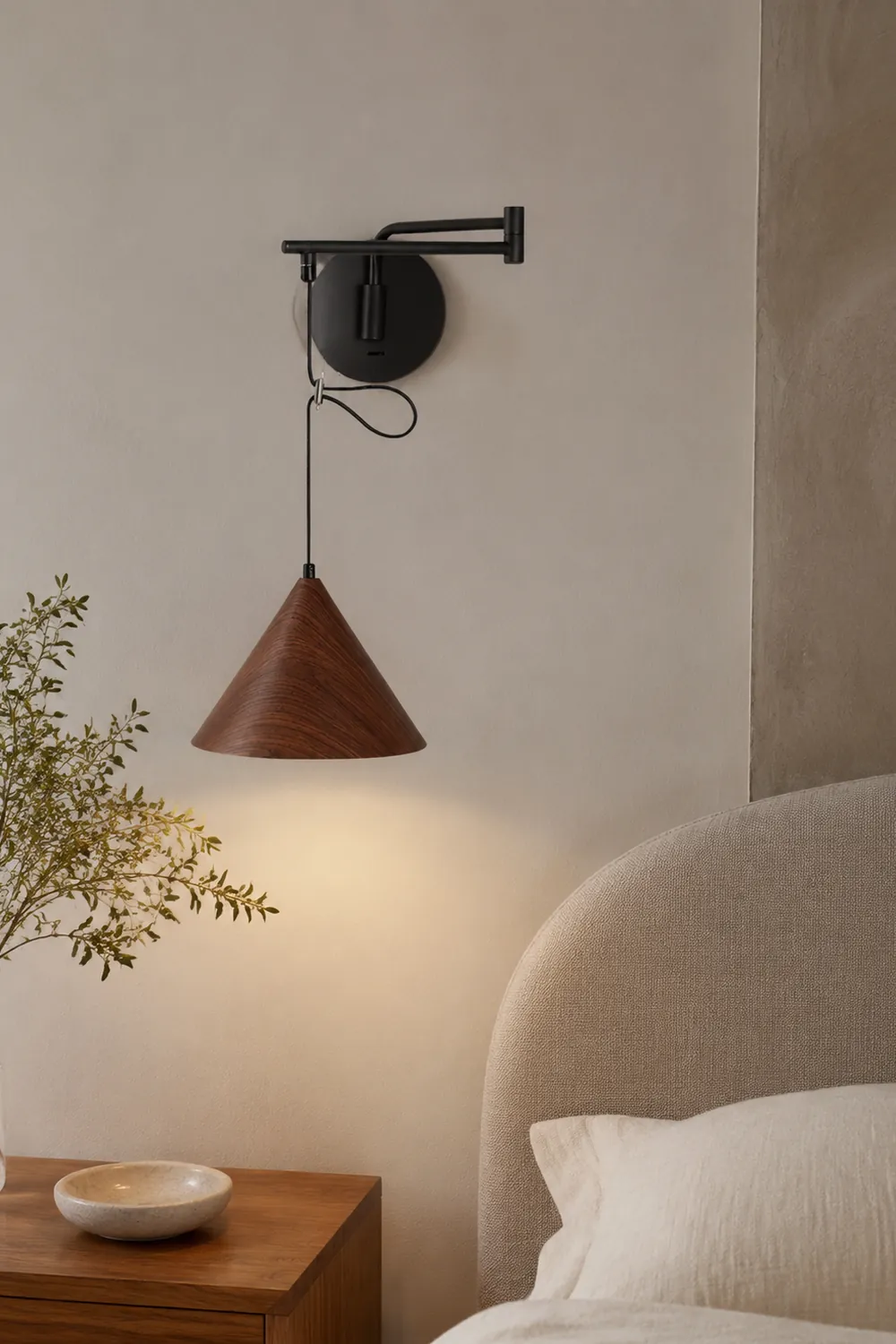 Cone Swing Arm Wall Lamp - Lumpaz