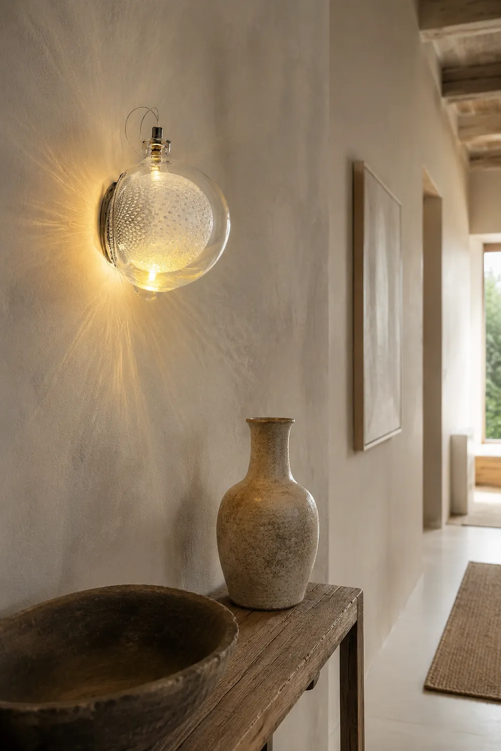 Mesh Glass  Wall Lamp - Lumpaz