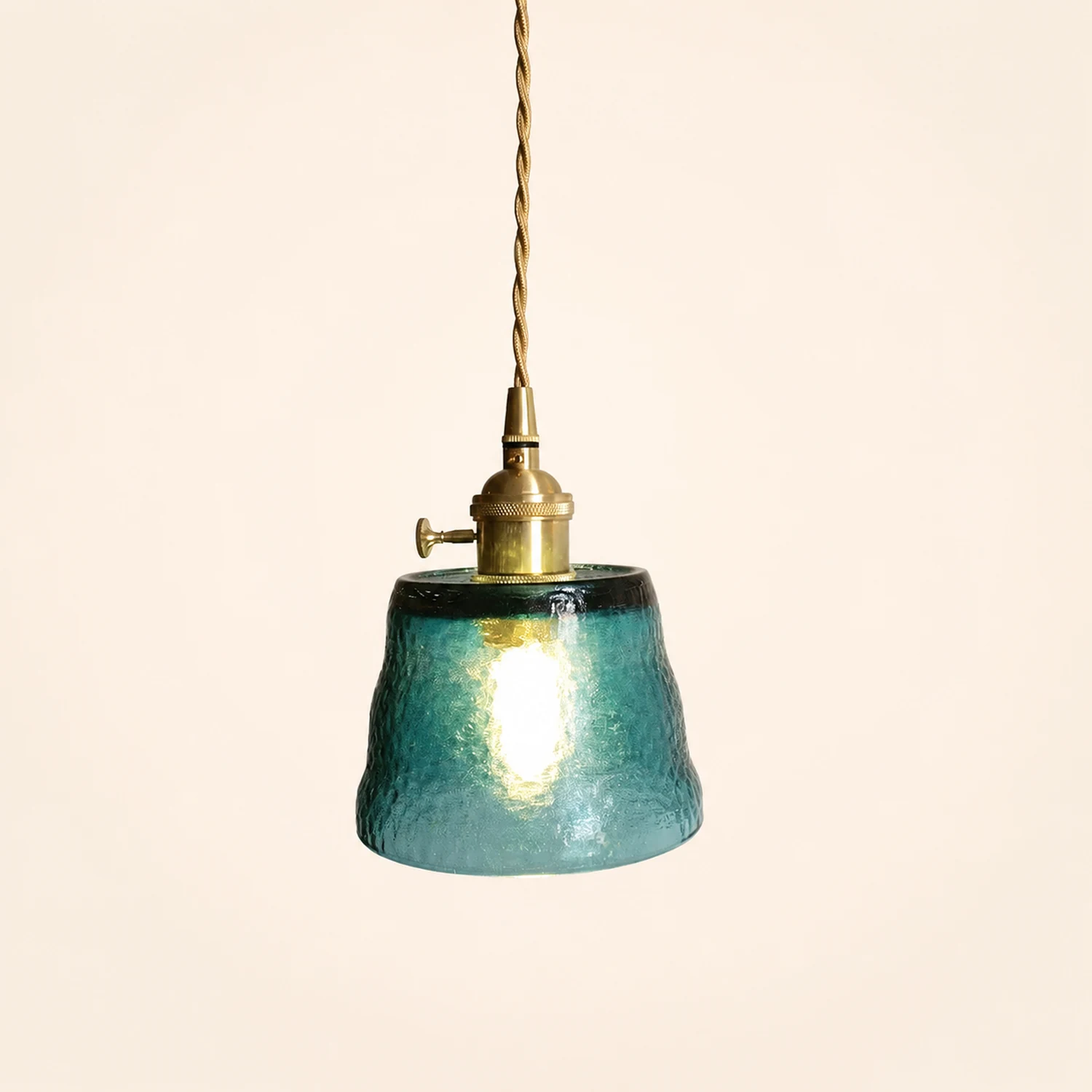 Modern Simple Cup Glass Pendant Lamp For Living Room - Lumpaz