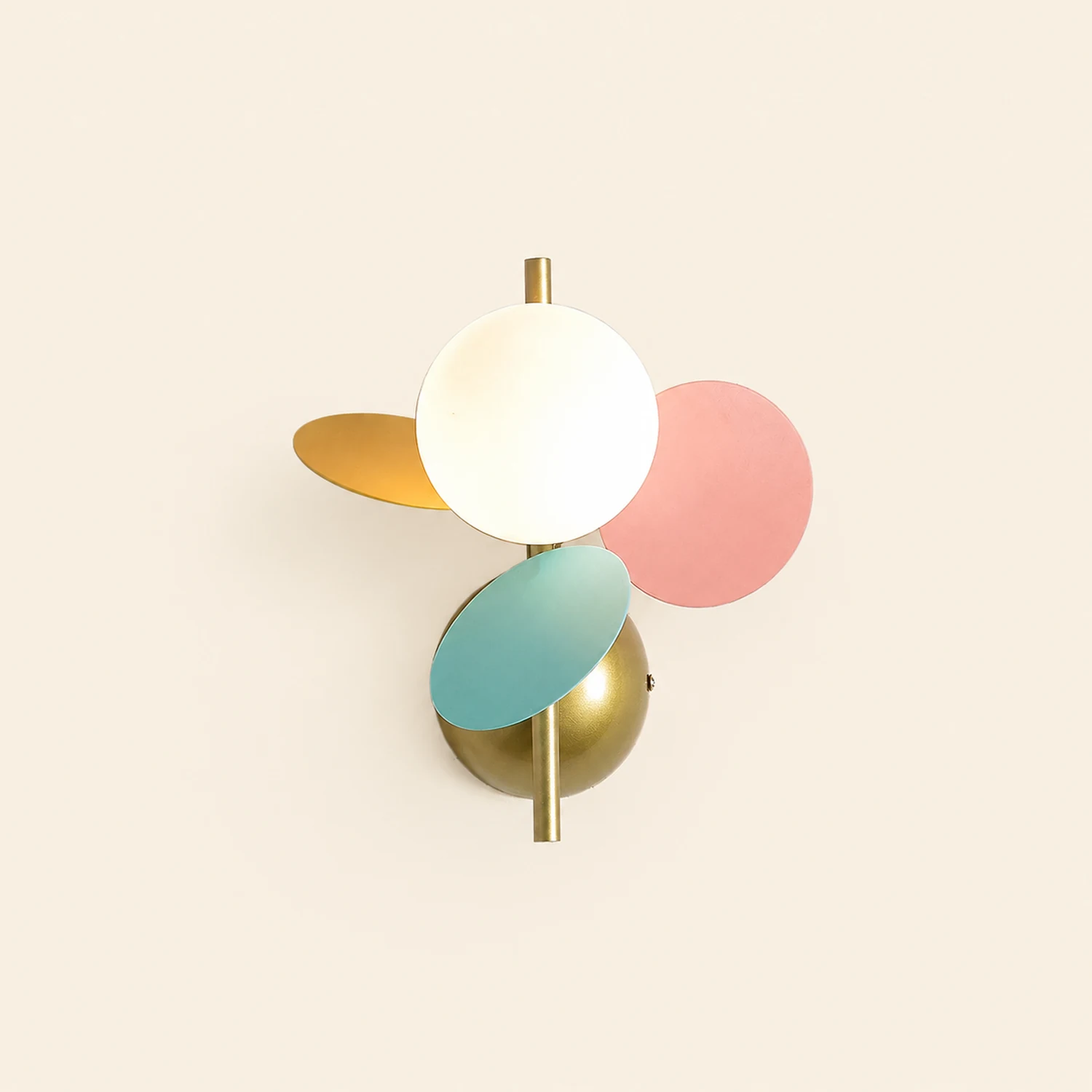 Round Macaron Wall Lamp - Lumpaz