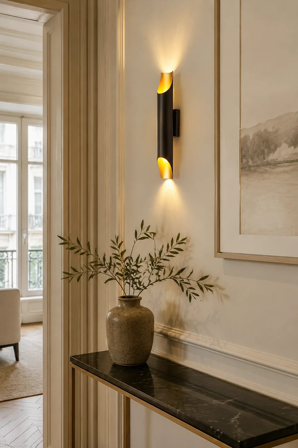 Abigali Straight Wall Lamp - Lumpaz
