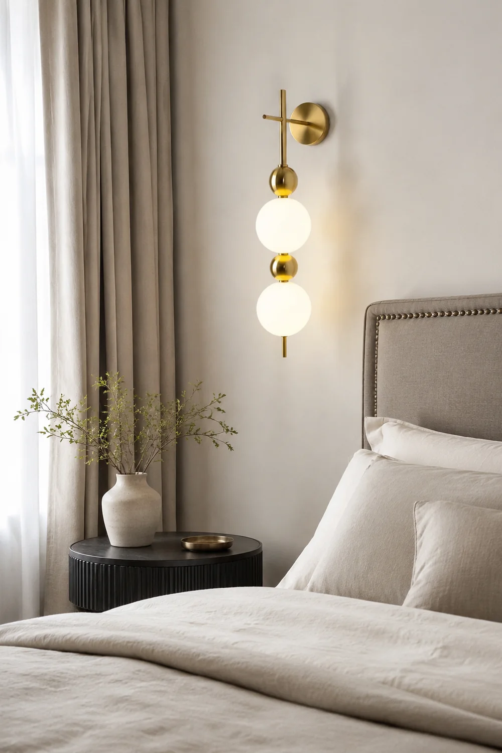 Candied Haws String Brass Wall Lamp - Lumpaz
