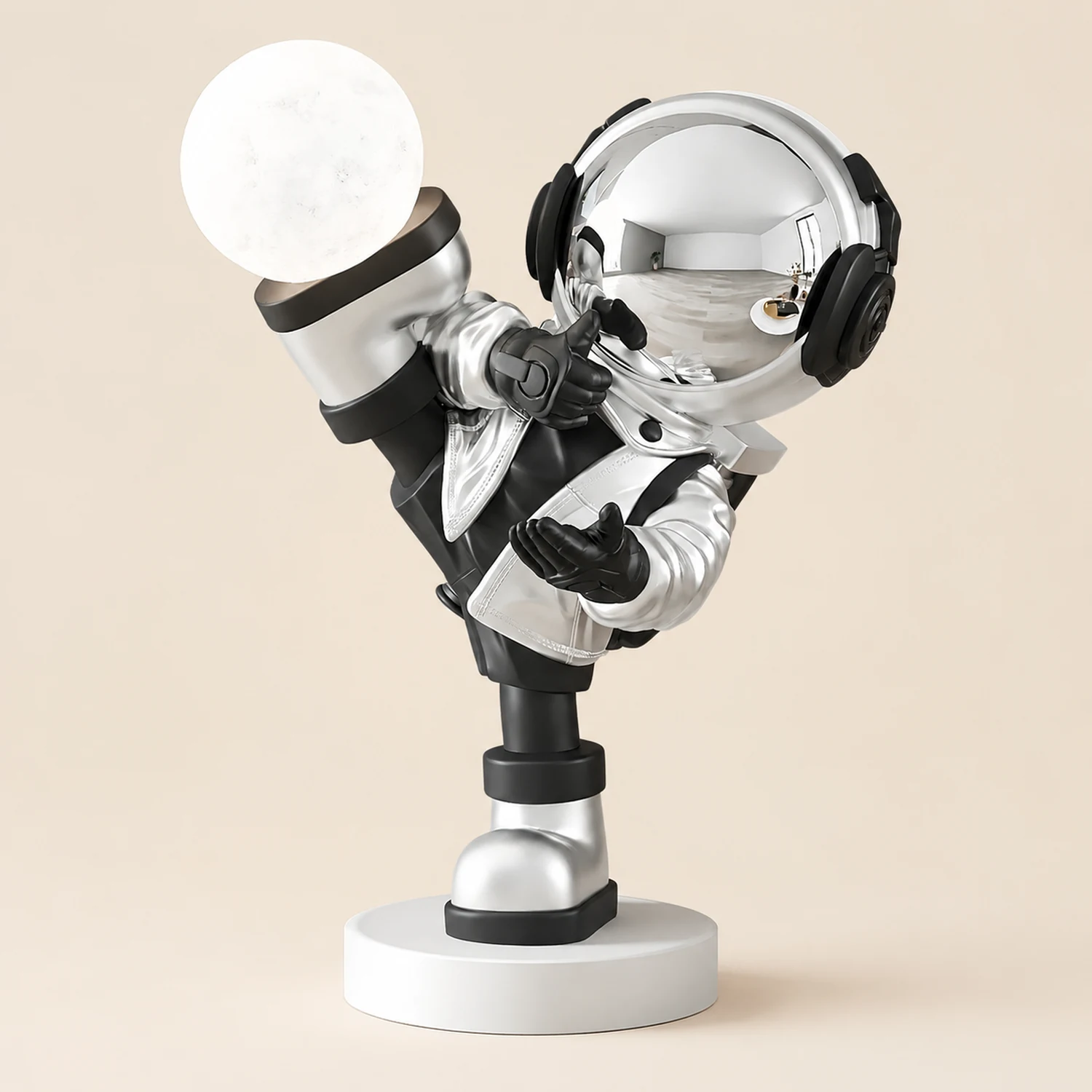 Effort Astronaut Built-in Battery Floor Lamp - Lumpaz