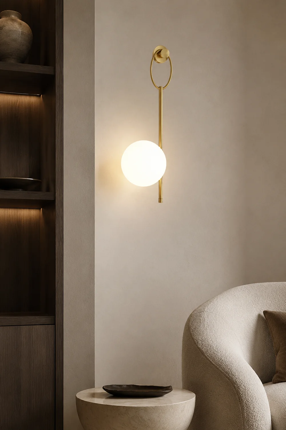 Ballon Brass Wall Lamp - Lumpaz
