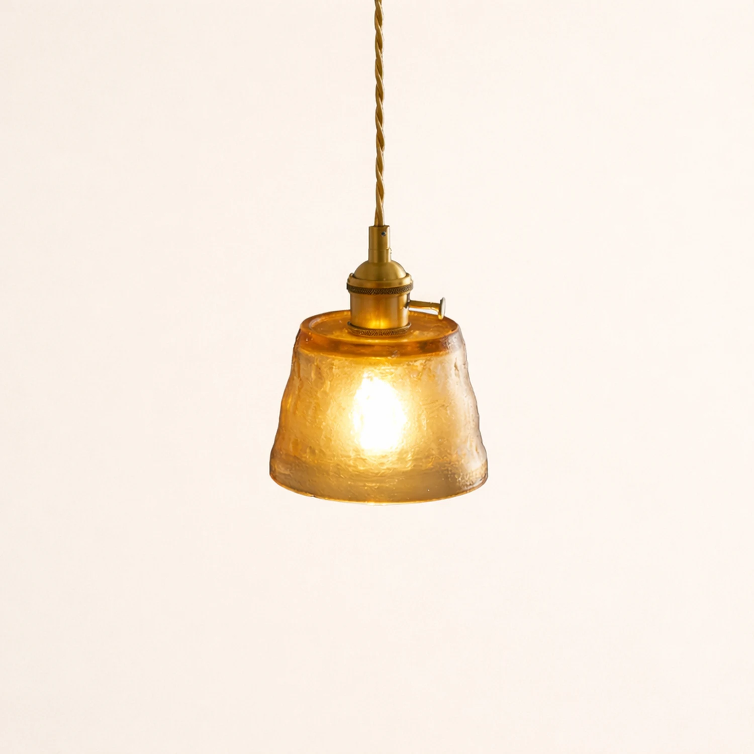 Modern Simple Cup Glass Pendant Lamp For Living Room - Lumpaz