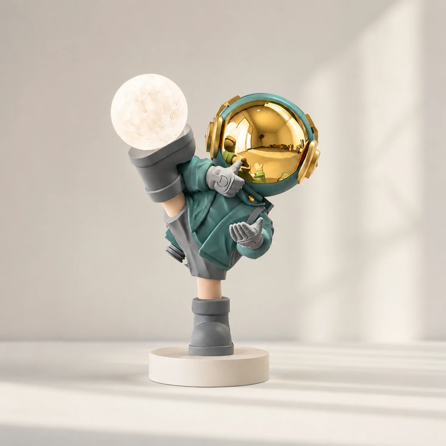 Effort Astronaut Built-in Battery Floor Lamp - Lumpaz
