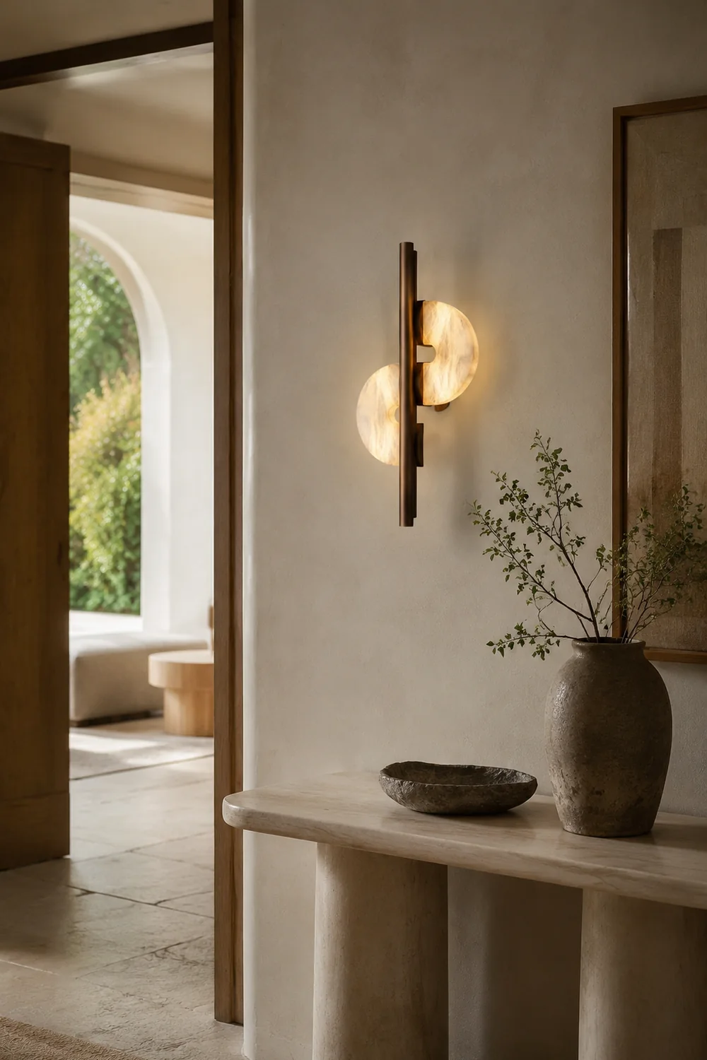 Dolly Alabaster Wall Lamp - Lumpaz