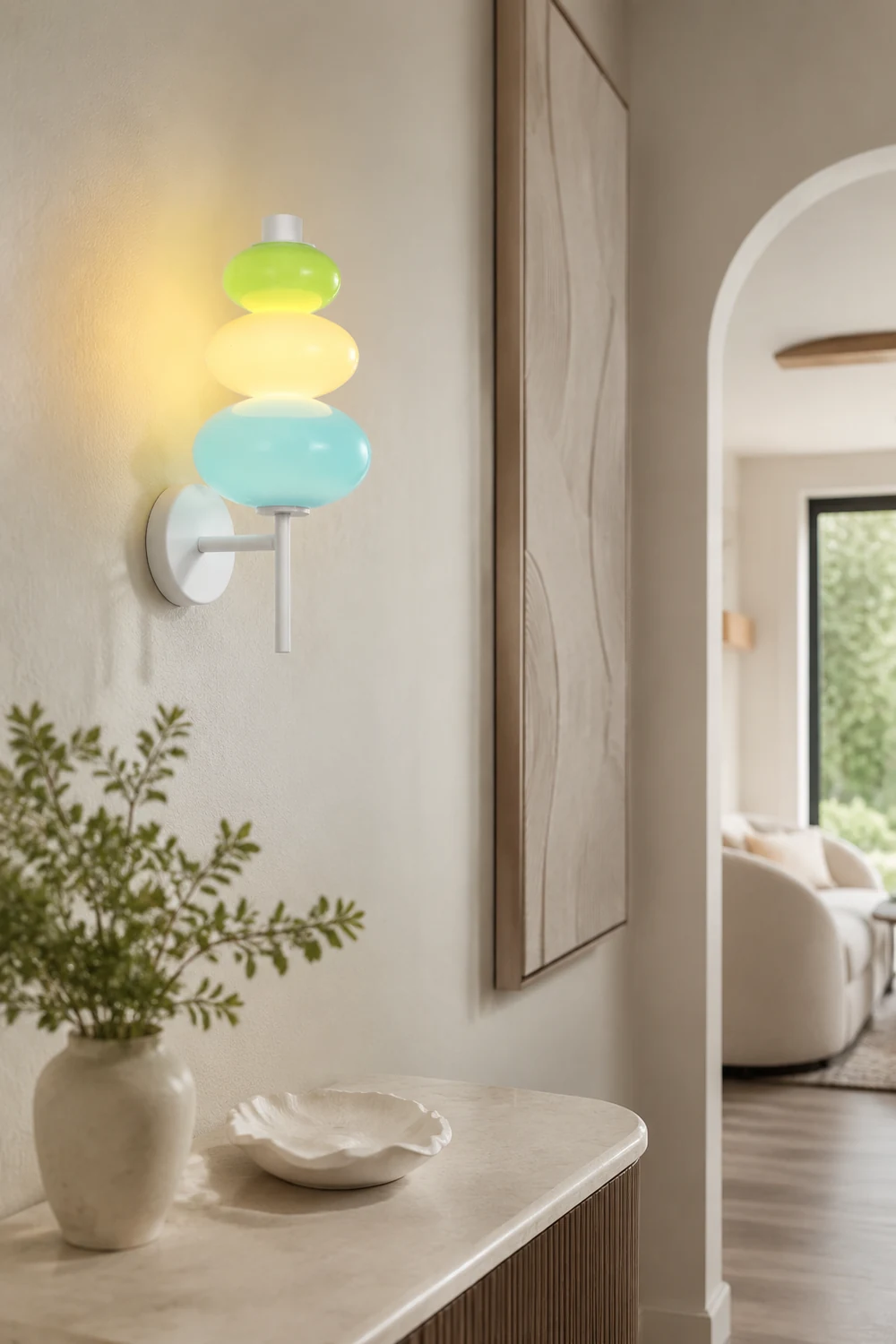 Glass Candy String Wall Lamp - Lumpaz
