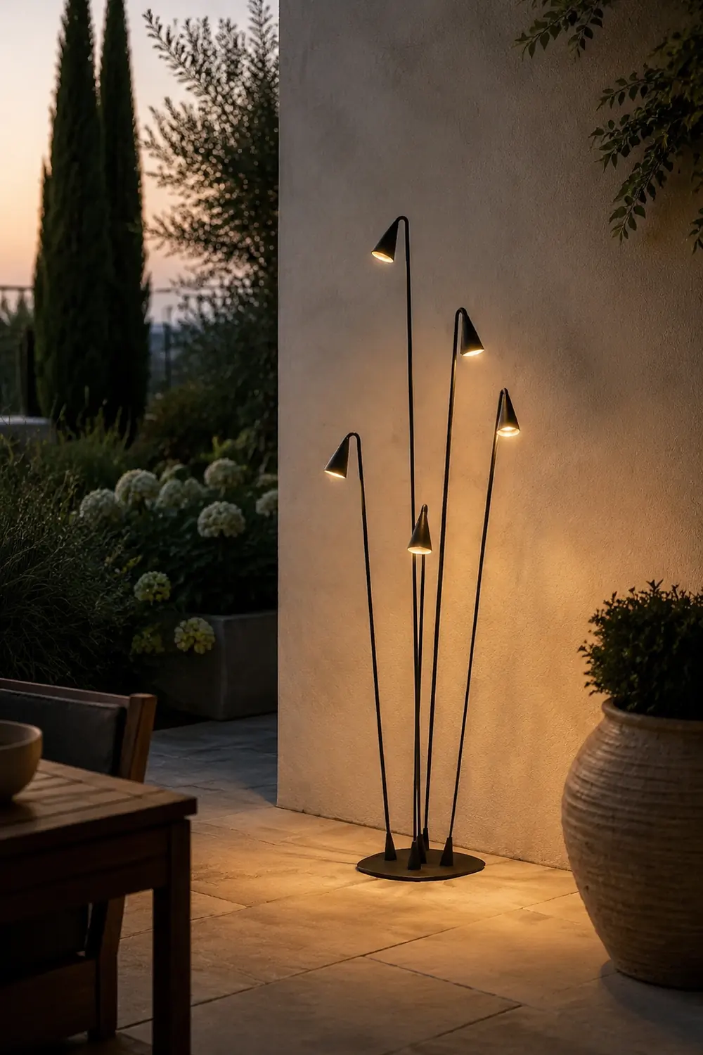 Bellflower Outdoor Floor Lamp - Lumpaz