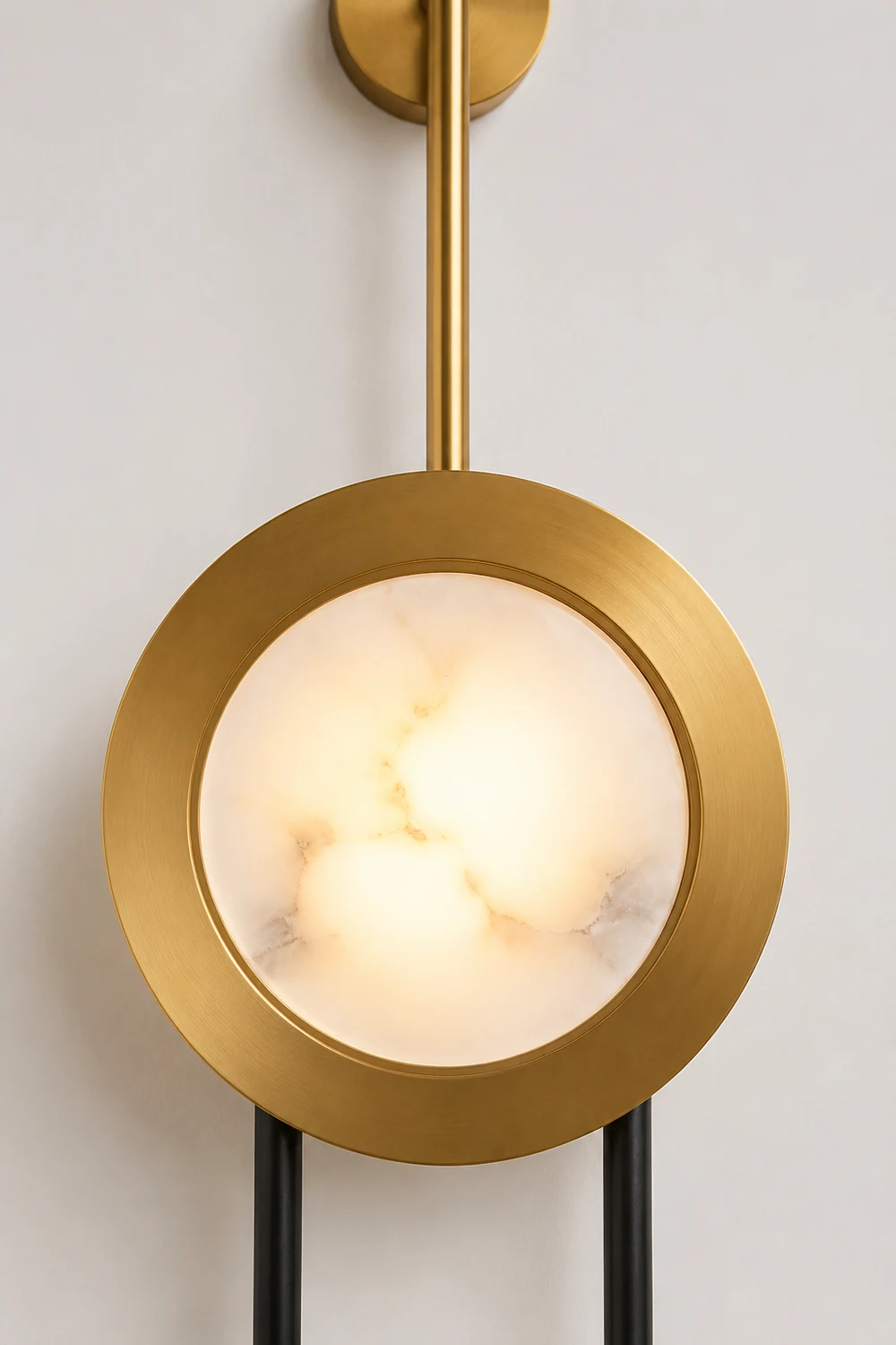 Circular Marble Wall Light - Lumpaz