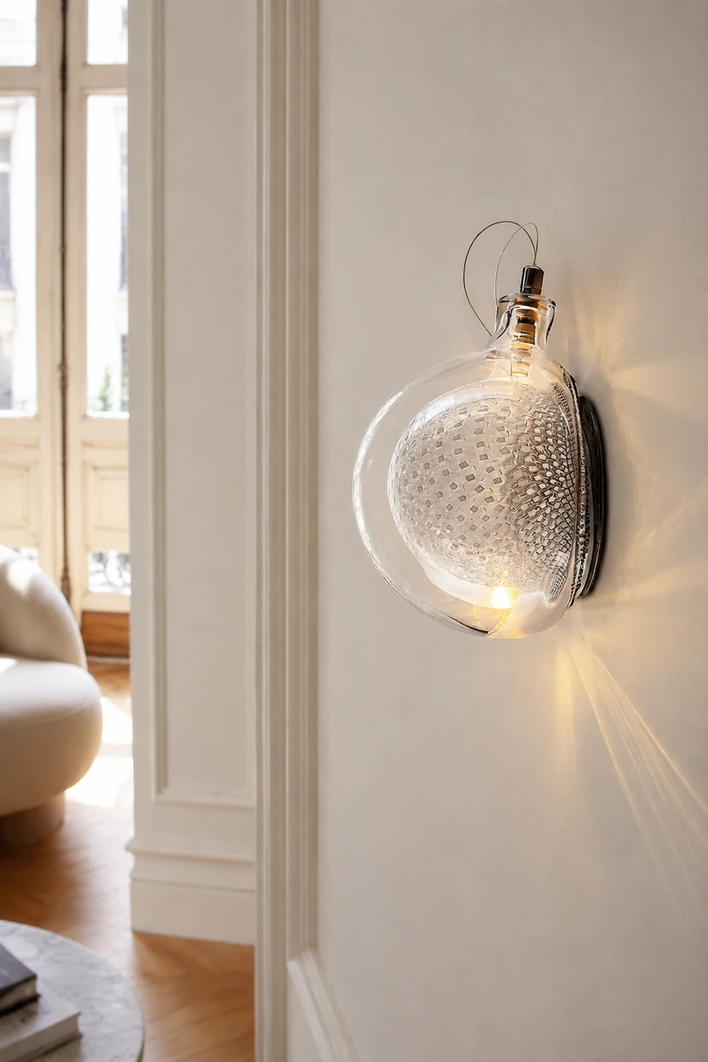 Mesh Glass  Wall Lamp - Lumpaz