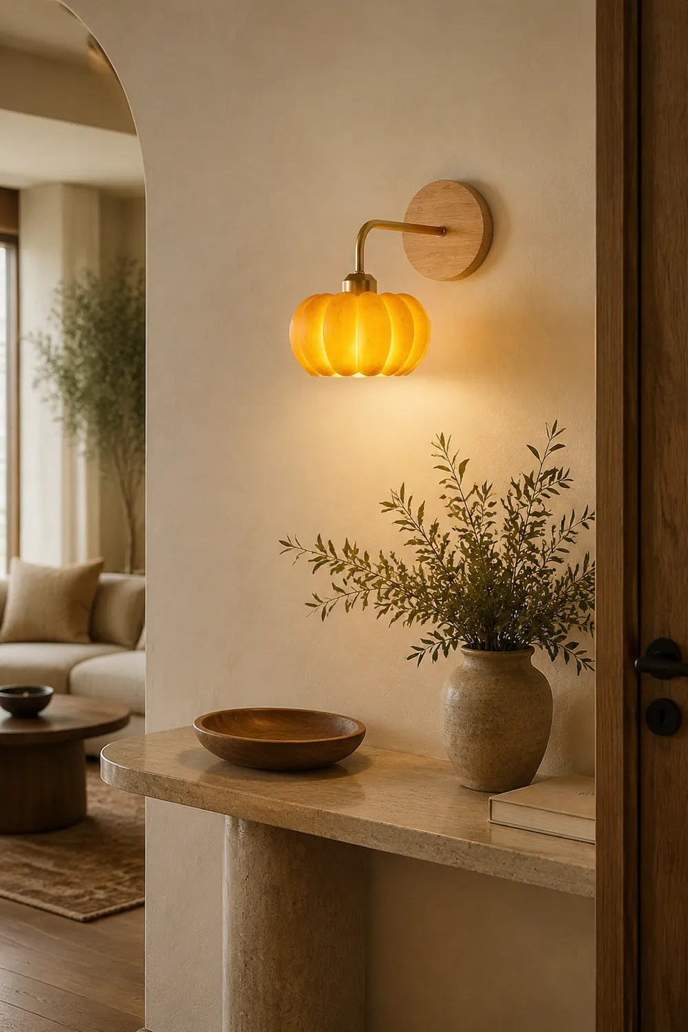 Pumpkin Wall Light - Lumpaz
