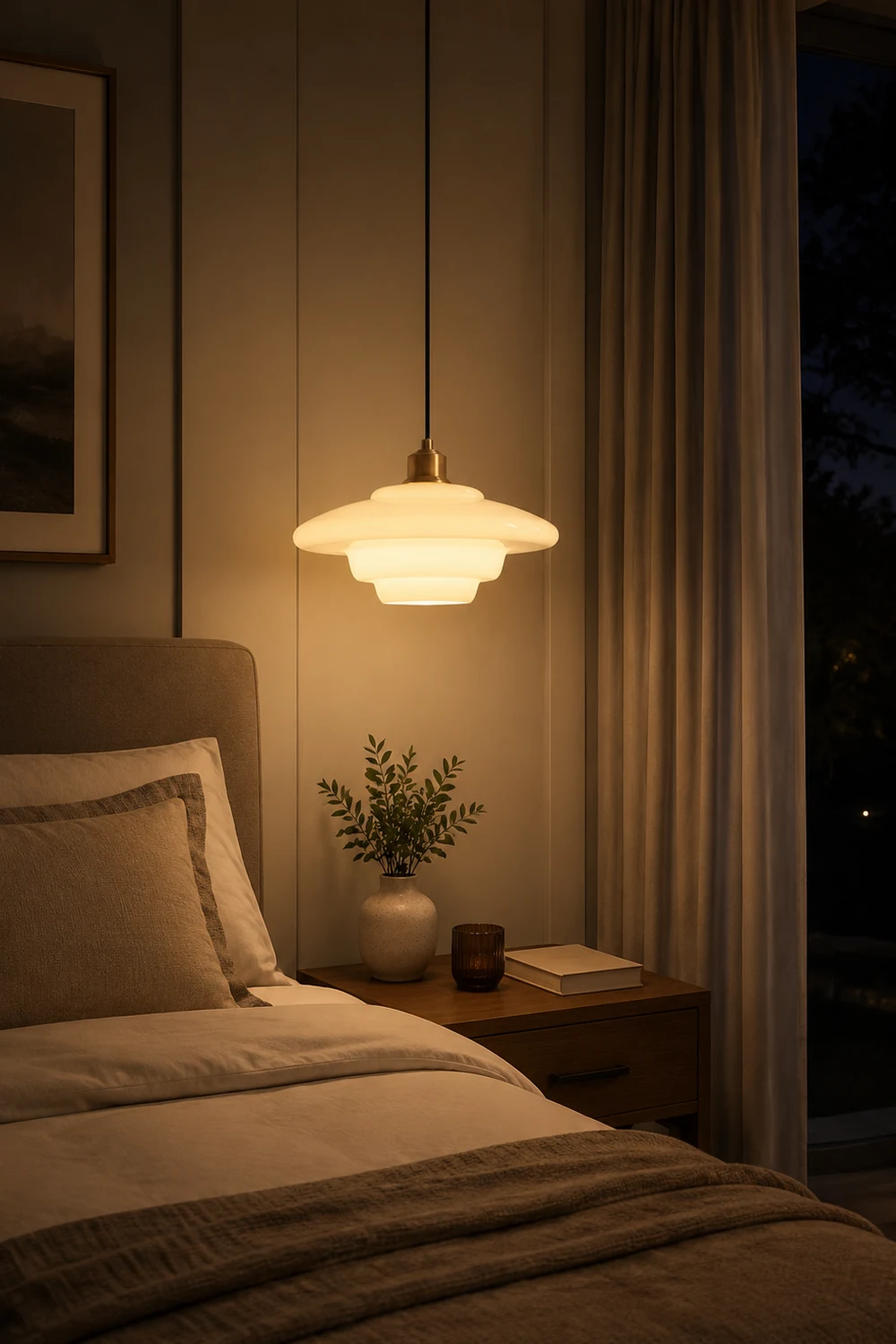 Nordic Minimalist Glass Pendant Light - Lumpaz