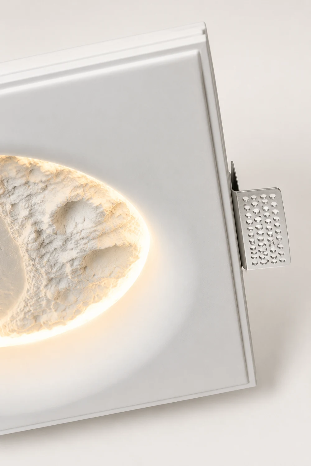Gypsum Moon Wall Lamp - Lumpaz
