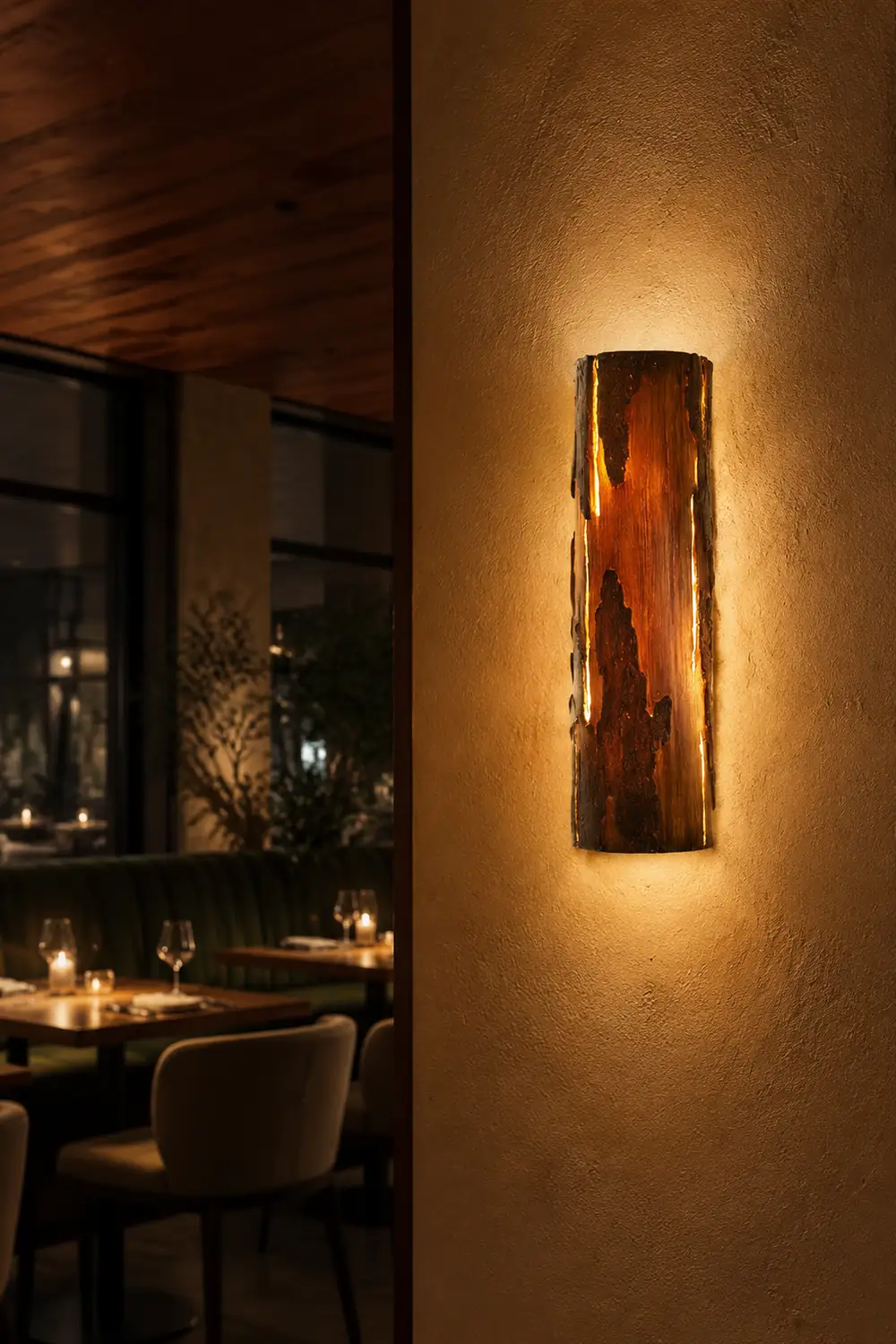 Broken Bark Wall Light - Lumpaz