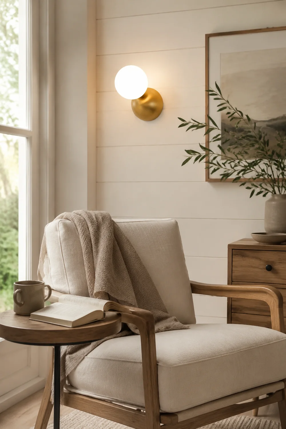 Single Globe Wall Light - Lumpaz
