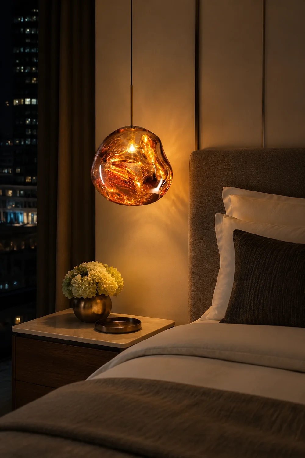Modern Art Deco Irregular Bubble Pendant Light For Dining Room - Lumpaz