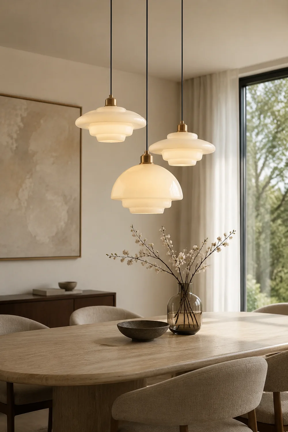 Nordic Minimalist Glass Pendant Light - Lumpaz