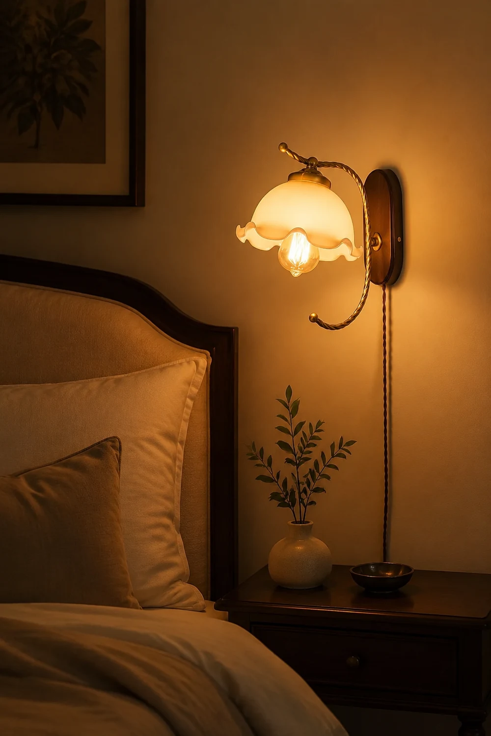 Milky Flower Wall Light - Lumpaz