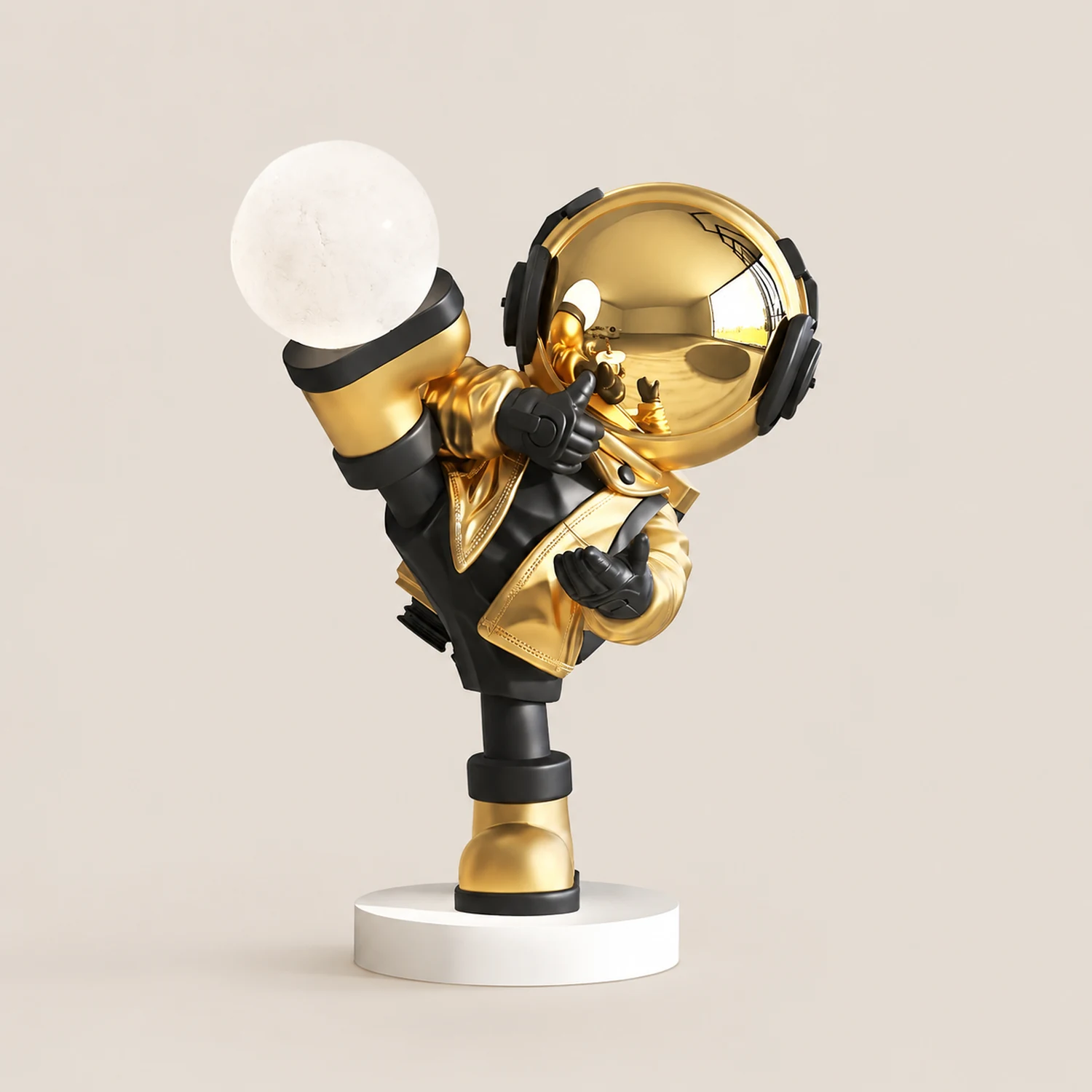 Effort Astronaut Built-in Battery Floor Lamp - Lumpaz