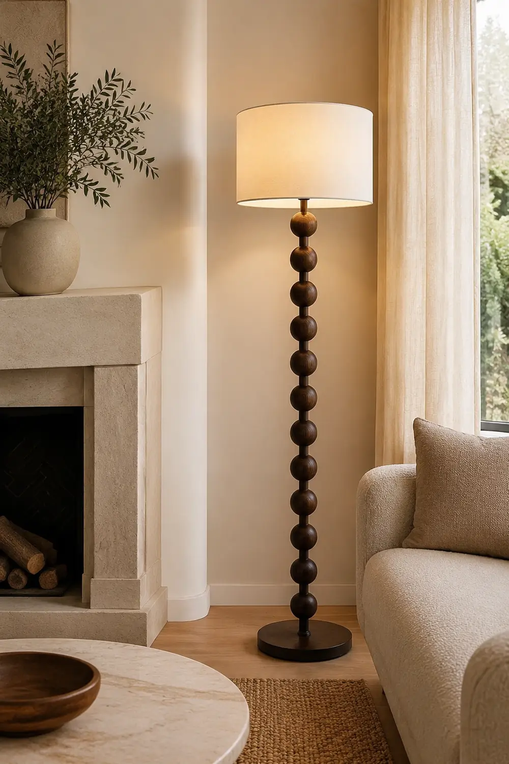 Hugo Barbell Floor Lamp - Lumpaz